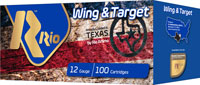 Rio Wing & Target Patriot Pack WT2875100PT, 12 Gauge, 2-3/4", 1 oz, 1250 fps, #7.5 Shot, 100 Rd/bx