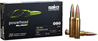 Sako Powerhead Blade Ammunition C629656ASA10X, 308 Winchester, Ballistic Tip, 162 GR, 2674 fps, 20 Rd/bx