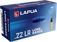 Lapua Long Range Match Rimfire Ammunition 420168, 22 Long Rifle, Lead Round Nose, 40 GR, 1106 fps, 50 Rounds