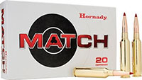 Hornady Match Centerfire Rifle Ammunition 80711, 7mm PRC, ELD-M Tip, 180 GR, 20 Rds/bx