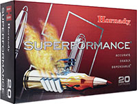 Hornady Superformance Rifle Ammunition 80990, 308 Winchester, Copper Alloy eXpanding (CX), 165 GR, 2750 fps, 20 Rd/bx