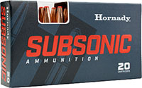 Hornady Subsonic Rifle Ammunition 81198, 350 Legend, Flex Tip, 250 gr, 1050 fps Sub-X (SX), 20 Rd/Bx