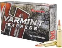 Hornady Varmint Express Rifle Ammunition 81531, 224 Valkyrie, V-Max, 60 GR, 3300 fps, 20 Rd/Bx