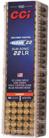 CCI Target & Plinking Rimfire Ammunition 934CC, 22 LR, Red Polycoat LRN, 40 GR, 1070 fps, 100 Rds/Bx