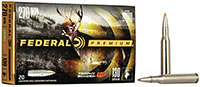 Federal Premium Vital-Shok Rifle Ammunition P270TT1, 270 Winchester, Trophy Bonded Tip, 130 GR, 3060 fps, 20 Rd/bx