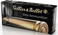 Sellier & Bellot Rifle Ammunition SB76239A, 7.62mmX39mm, Full Metal Jacket (FMJ), 124 GR, 2421 fps, 20 Rd/Bx