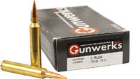 Gunwerks Berger VLD Rifle Ammunition M6020, 7MM RUM, 180 gr, 3100 fps, 20 Rd/Bx