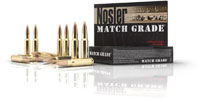 Nosler Match Grade Rifle Ammunition 60016, 22 Nosler, Custom Competition, 77 GR, 2950 fps, 20 Rd/Bx