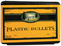 Speer .38 Caliber Plastic Wadcutter Training Bullets 50/Box (8510), Not Loaded