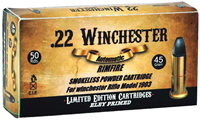 Aguila Rimfire Ammunition AMS22WA, 22 Winchester, Lead Round Nose (RN), 45 GR, 50 Rd/Bx (FOR WINCHESTER 1903 MODEL ONLY)