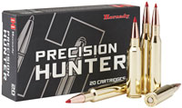 Hornady Precision Hunter Rifle Ammunition 82213, 300 Weatherby Mag, ELD-X, 200 GR, 2960 fps, 20 Rd/Bx