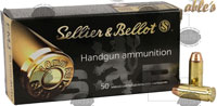 Sellier & Bellot Pistol Ammuntion SB10A, 10MM, Full Metal Jacket (FMJ), 180 Gr, 1164 fps, 50 Rd/bx