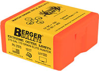 Berger Hunting Bullets 6.5mm, 156 Grain, EOL Elite Hunting, 100 Per Box (26550), Not Loaded