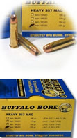 Buffalo Bore Handgun Ammunition 19D/20, 357 Magnum, Jacketed Hollow Cavity, 125 GR, 1700 fps, 20 Rd/Bx