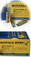 Buffalo Bore Handgun Ammunition 20A/20, 38 Special +P, Lead Wadcutter Hollow Point Gas-checked, 158 GR, 1000 fps, 20 Rd/Bx