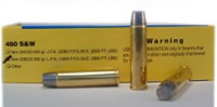 Buffalo Bore Handgun Ammunition 26B/20, 460 S&W, Boat-Tail Lead Flat Nose (FN), 360 GR, 1900 fps, 20 Rd/Bx