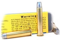 Buffalo Bore Rifle Ammunition 8A/20, 45-70 Magnum, Long Boat-Tail Lead Flat Nose (FN), 430 GR, 1925 fps, 20 Rd/Bx