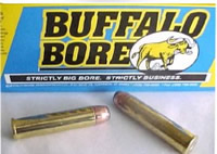 Buffalo Bore Rifle Ammunition 15D/20, 50 Alaskan, Jacket Flat Nose Bonded, 450 GR, 2050 fps, 20 Rd/Bx