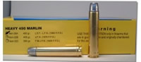 Buffalo Bore Rifle Ammunition 22A/20, 450 Marlin, Boat-Tail Lead Flat Nose (FN), 430 GR, 1900 fps, 20 Rd/Bx