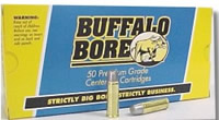 Buffalo Bore Handgun Ammunition 7A/20, 454 Casull, Long Boat-Tail Lead Flat Nose (FN), 325 GR, 1525 fps, 20 Rd/Bx