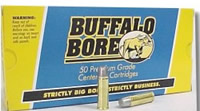 Buffalo Bore Handgun Ammunition 7A/50, 454 Casull, Long Boat-Tail Lead Flat Nose (FN), 325 GR, 1525 fps, 50 Rd/Bx