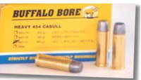 Buffalo Bore Handgun Ammunition 7C/20, 454 Casull, Long Boat-Tail Lead Wide Nose, 360 GR, 1425 fps, 20 Rd/Bx