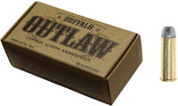 Buffalo Cartridge Cowboy Action Pistol Ammunition , 44-40 Winchester, Lead Round Nose FP, 200 Gr, 725 FPS, 50 Rd/bx