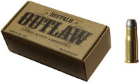 Buffalo Cartridge Cowboy Action Rifle Ammunition , 38-40 Winchester, Lead Round Nose FP, 180 Gr, 727 FPS, 50 Rd/bx