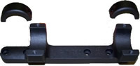 DNZ 10020 1 in Low Matte Black Base/Rings For CVA Rifle