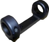 DNZ 11042 1 in Medium Matte Black Base/Rings For Traditions Rifle