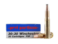 Prvi Partizan Rifle Ammunition PP3.3, 30-30 Winchester,  Soft Point (SP), 170 GR, 2181 fps, 20 Rd/bx