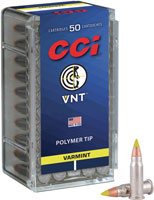 CCI VNT Varmint Target Rimfire Ammunition 969CC, 22 WMR, Speer VNT, 30 Grain, 2200 fps, 50 Rds/Bx