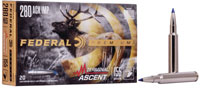 Federal Premium Rifle Ammunition P280AITA1, 280 Ackley Improved, Terminal Ascent, 155 GR, 2930 fps, 20 Rds/Bx