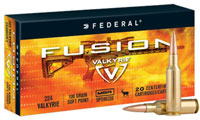 Federal Fusion Rifle Ammunition F224VLKMSR1, 224 Valkyrie, Fusion MSR, 90 GR, 20 Rds/Bx