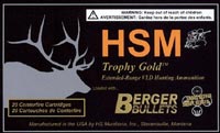 HSM Trophy Gold Rifle Ammunition 338Lapua300OTM68-L, 338 Lapua Magnum, Open Tip Bullet, 300 GR, 2762 fps, 20 Rd/bx