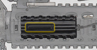 Manta Micro Pocket Switch Holder w/ Button 2.75", Black (M1030)