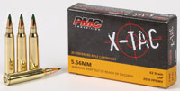 PMC X-Tac Rifle Ammunition 556K, 5.56MM NATO, Light Armor Piercing, 62 GR, 3100 fps, 20 Rd/bx