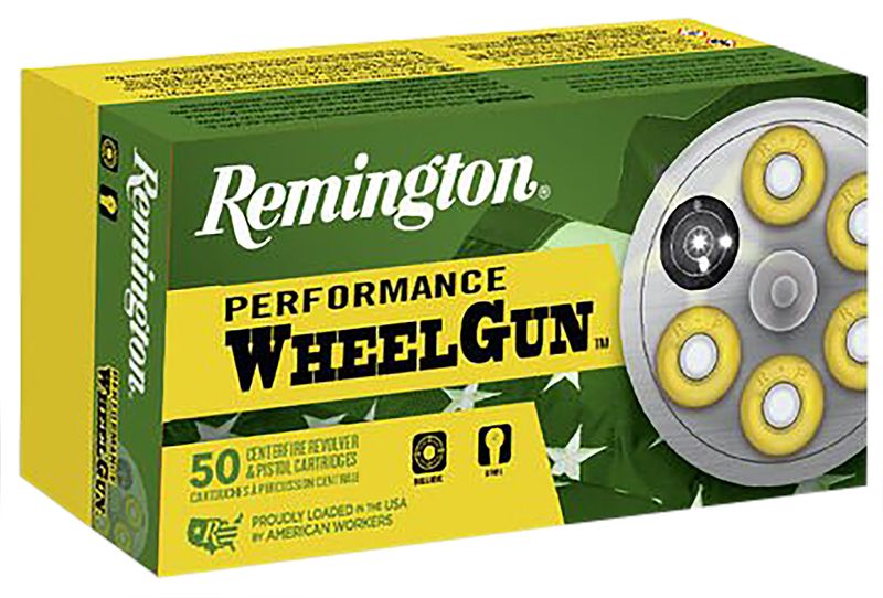 Remington Performance WheelGun Pistol Ammunition 22273, 38 Short Colt, Lead Round Nose, 125 GR, 730 fps, 50 Rd/Bx