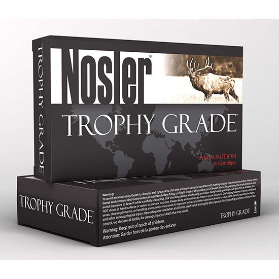 Nosler Trophy Grade Rifle Ammunition 60033, 7mm Rem Mag, AccuBond, 140 gr, 3200 fps, 20 Rd/Bx