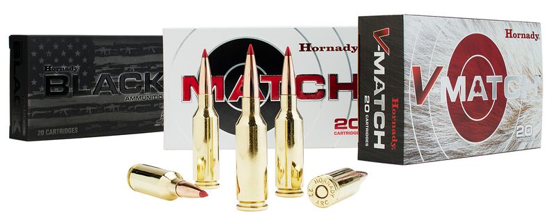 Hornady Match Rifle Ammunition 81543, 22 ARC, ELD-M, 88 GR, 2820 fps, 20 Rd/Bx