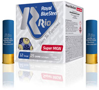 Rio Royal BlueSteel Super MGN 40 Shotshells RBSSM403, 12 Gauge, 3-1/2", 1-3/8 oz, 1550 fps, #3 Shot, 25 Rd/bx