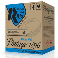 Rio Vintage Paper Shotshells VP28SP75, 12 Gauge, 2 3/4", 1oz, 1250 fps, #7.5, 25 Rds/Bx