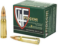 Fiocchi Shooting Dynamics Rifle Ammunition 762SOVA, 7.62 X 39mm, Full Metal Jacket (FMJ), 124 GR, 2375 fps, 20 Rd/bx