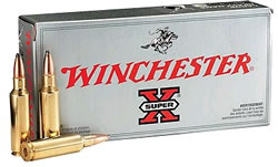 Winchester Super-X Rifle Ammunition X3561, 356 Winchester, Power-Point, 200 GR, 2460 fps, 20 Rd/bx