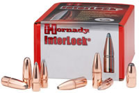 Hornady Interlock Round Nose Bullets .264 Caliber 160 Grain 100 Per Box (2640), Not Loaded