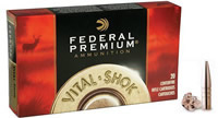 Federal Premium Vital-Shok Rifle Ammunition P270WSMD, 270 Winchester Short Mag, Barnes Triple Shock X-Bullet, 130 GR, 3280 fps, 20 Rd/bx