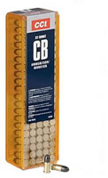 CCI CB Short Low Noise/Training/Specialty Rimfire Ammunition 0026, 22 CB Short, Round Nose (RN), 29 GR, 710 fps, 100 Rd/bx