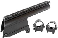 B-Square 16585 Shotgun Saddle Mount With Rings For Mossberg 500/835