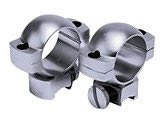Simmons Weaver Style Rings 49170, Medium, 1", Silver
