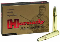 Hornady Rifle Ammunition 8265, 416 Rigby, Full Metal Jacket (FMJ), 400 GR, 2415 fps, 20 Rd/bx